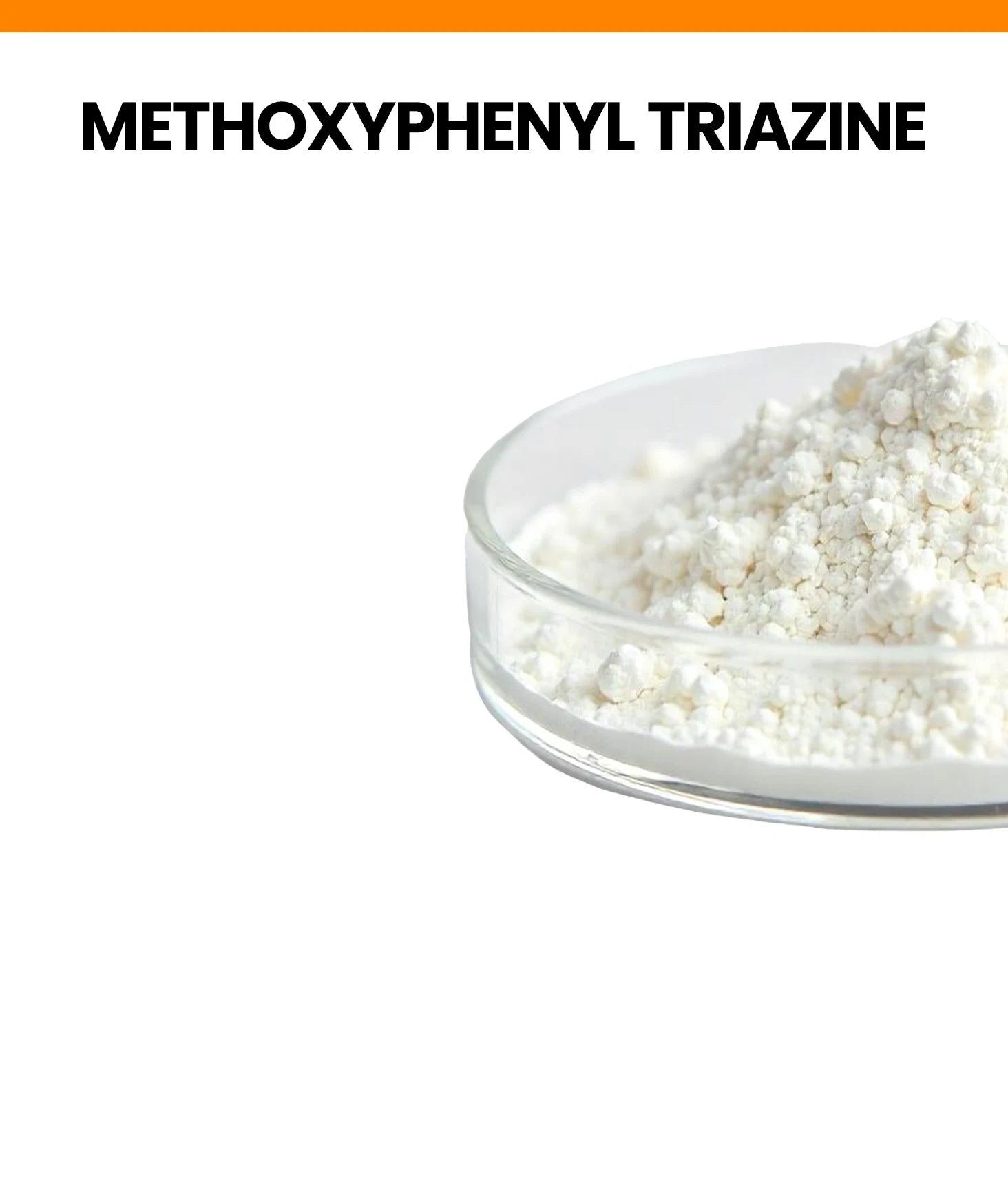 Methoxyphenyl Triazine is a powerful, photostable chemical sunscreen agent that offers broad-spectrum protection against both UVA and UVB rays. It's ideal for daily sun defense without leaving a greasy or white cast on the skin.