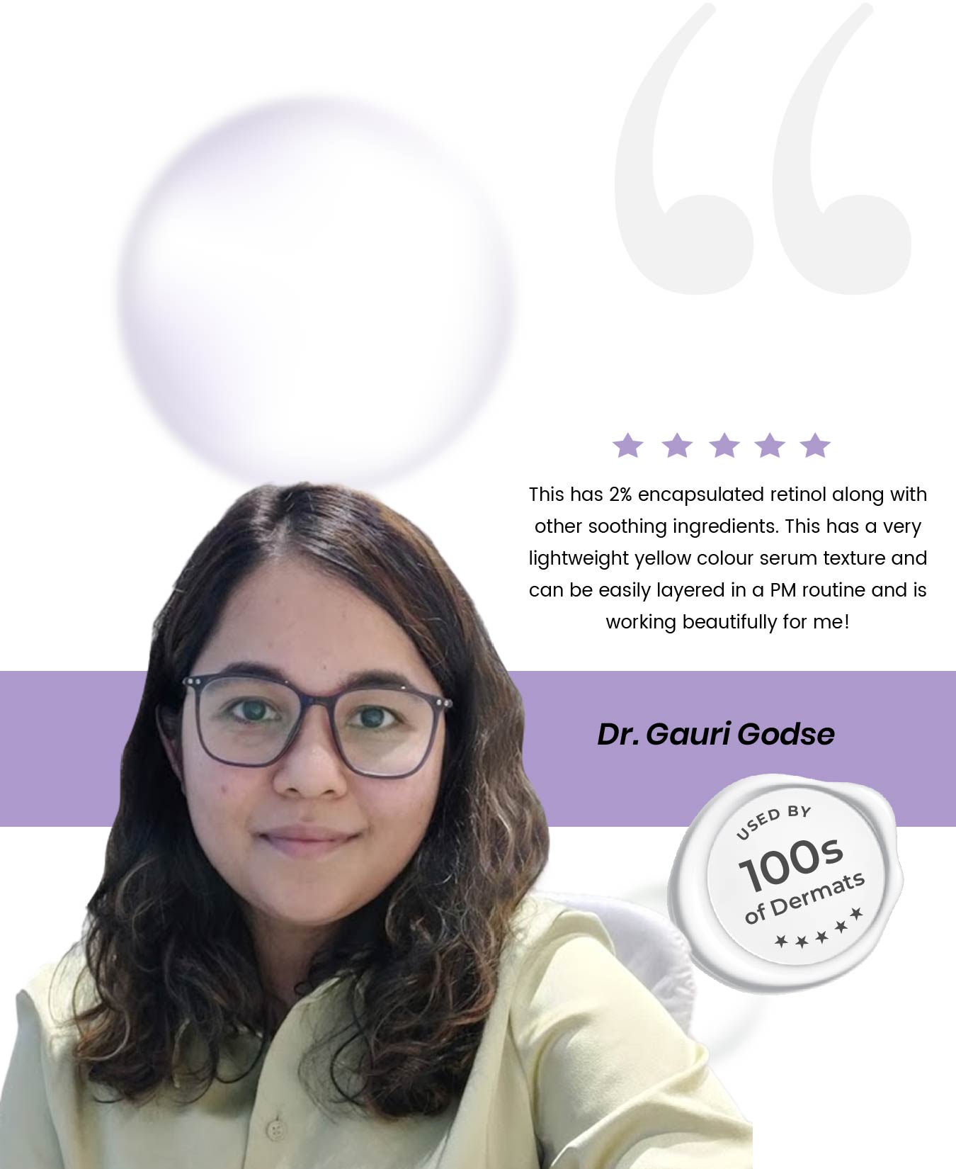 SkinInspired dermatologist recommended retinol serum