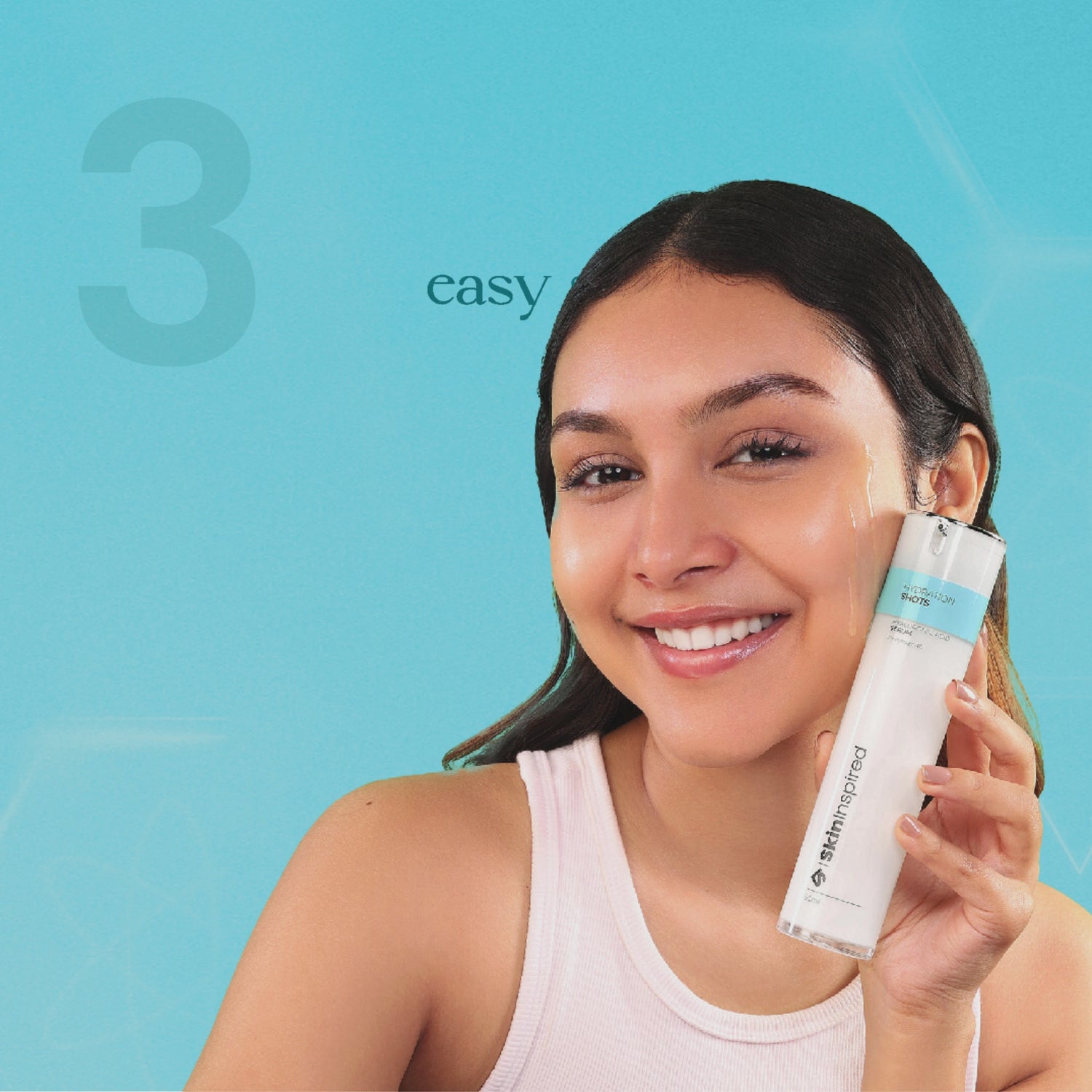 SkinInspired hyaluronic acid serum usage banner