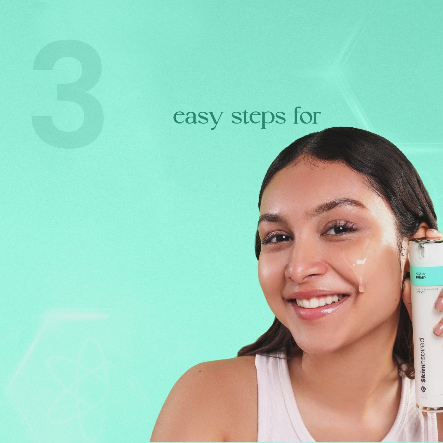 SkinInspired niacinamide serum step by step