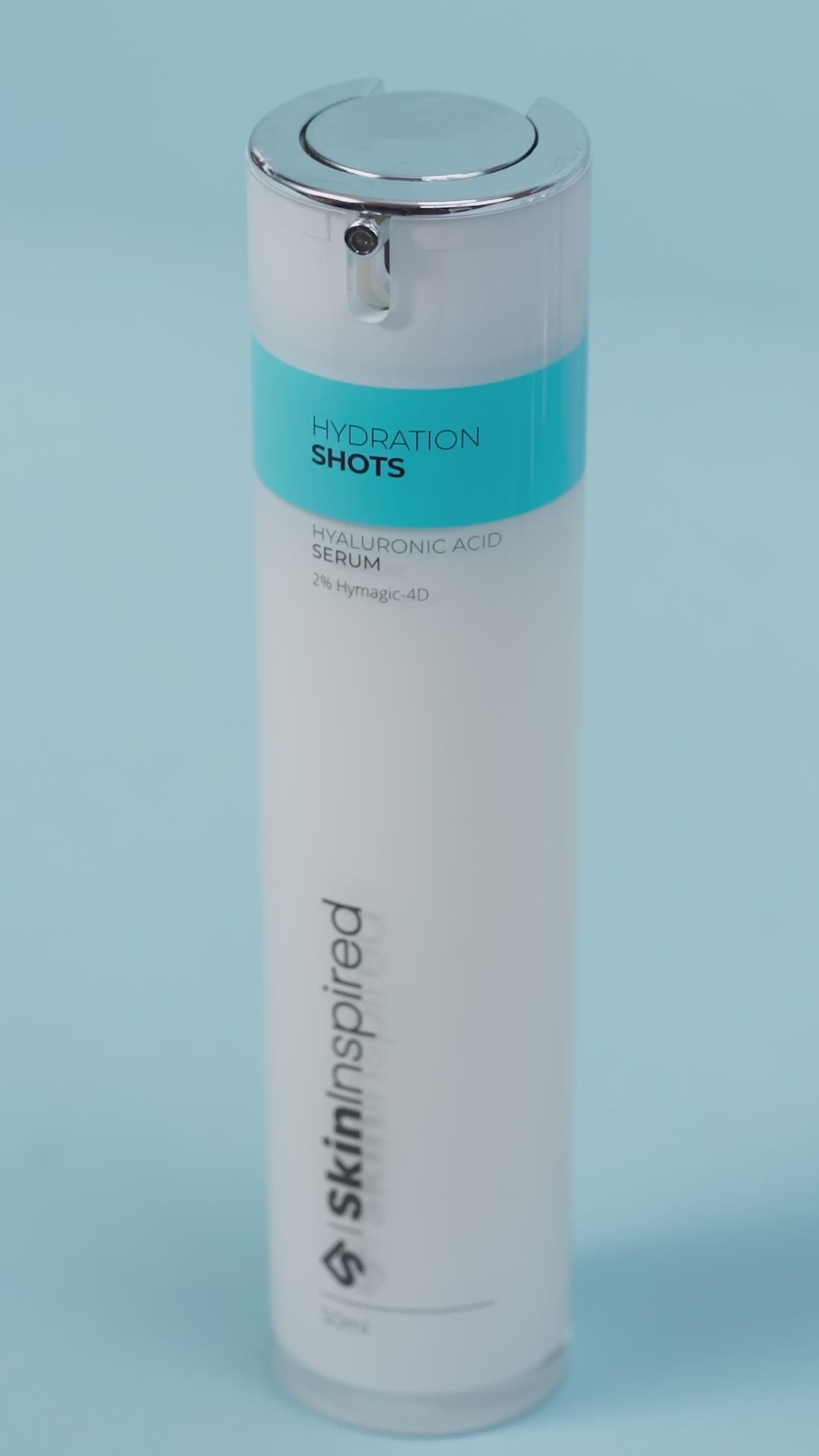SkinInspired hyaluronic acid serum demo video