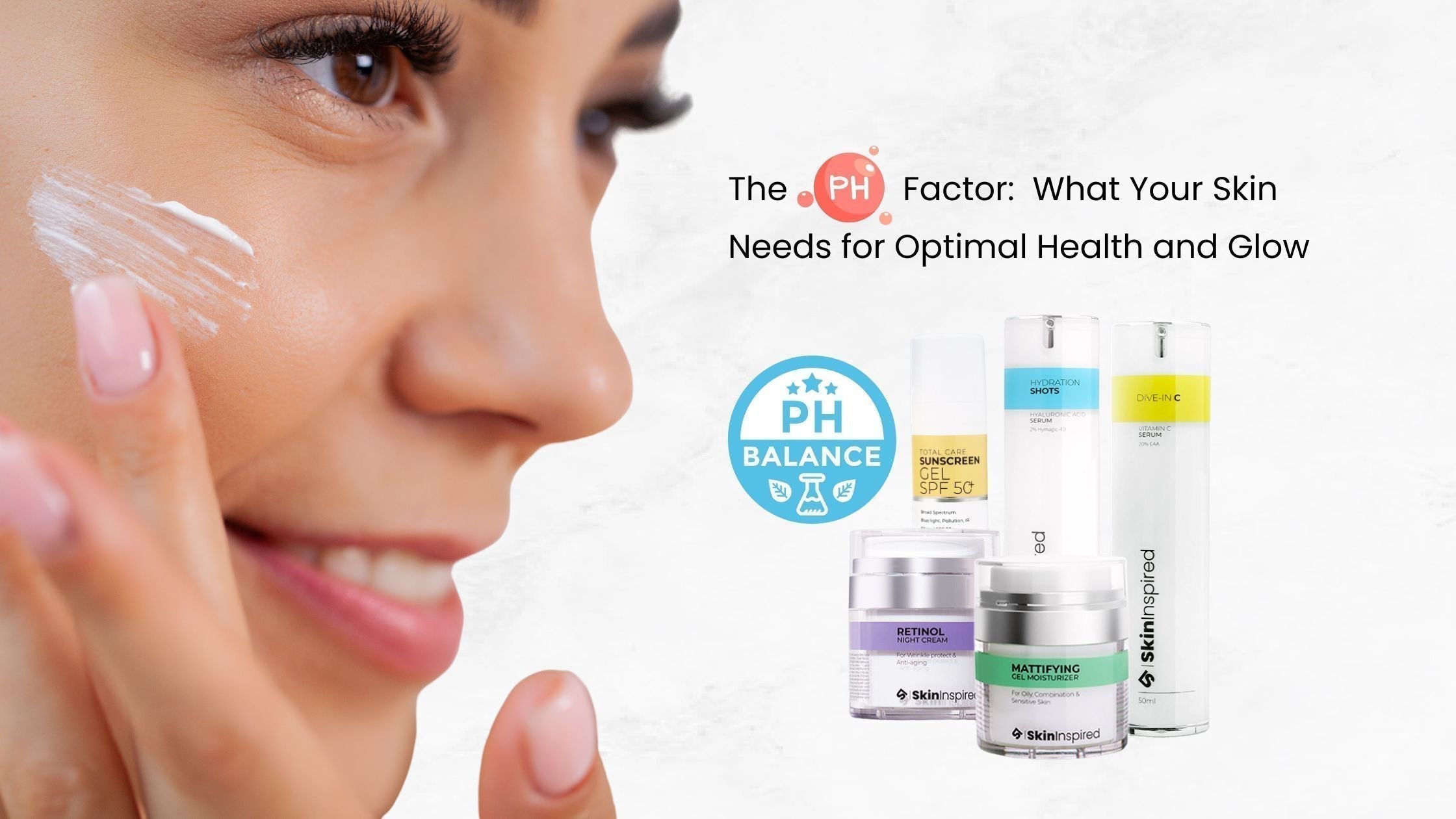 **"A visual representation of pH balance in skincare, highlighting the importance of using pH-appropriate products for healthy skin."**