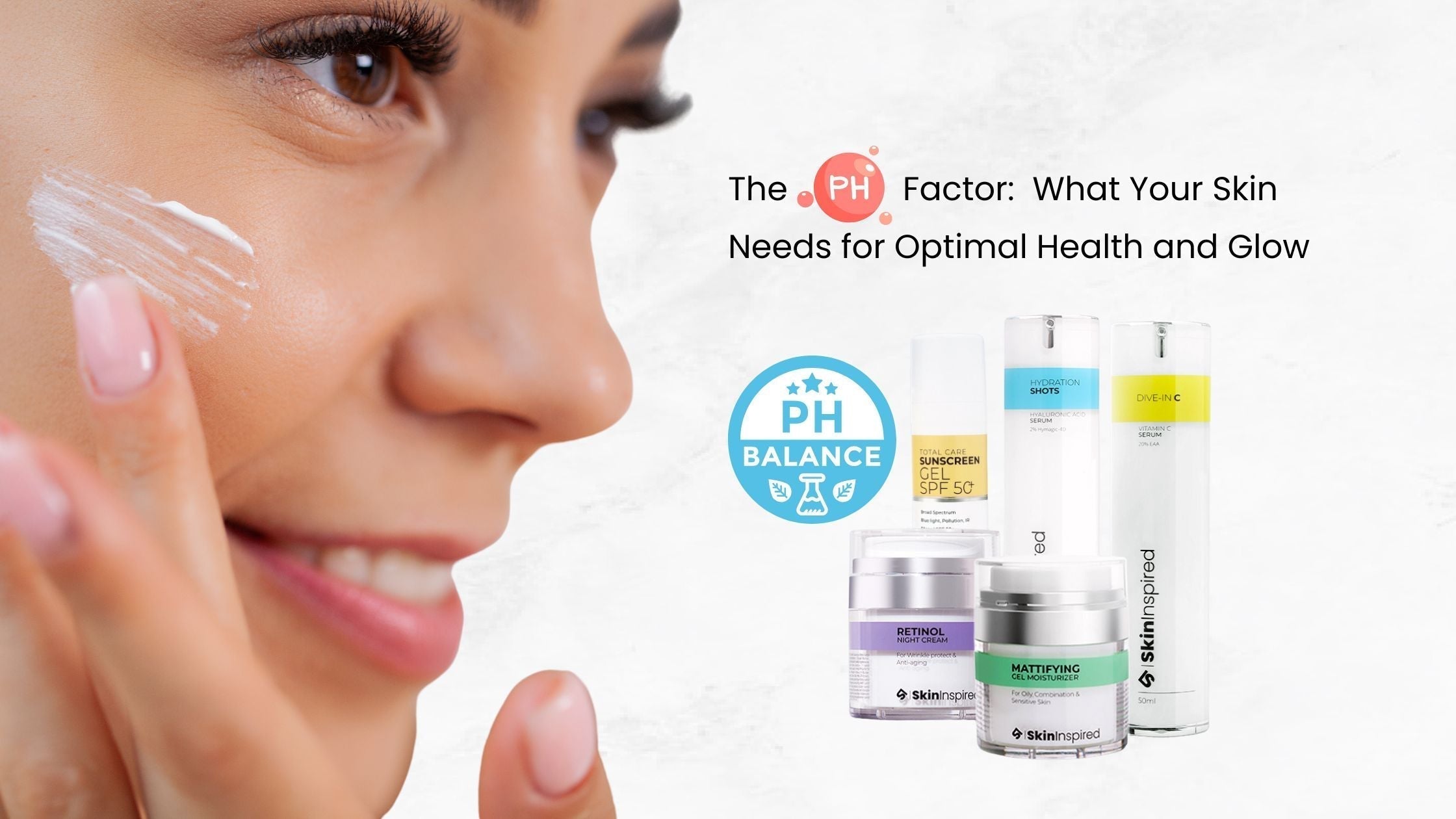 **"A visual representation of pH balance in skincare, highlighting the importance of using pH-appropriate products for healthy skin."**