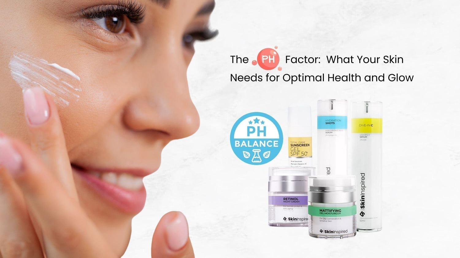 **"A visual representation of pH balance in skincare, highlighting the importance of using pH-appropriate products for healthy skin."**