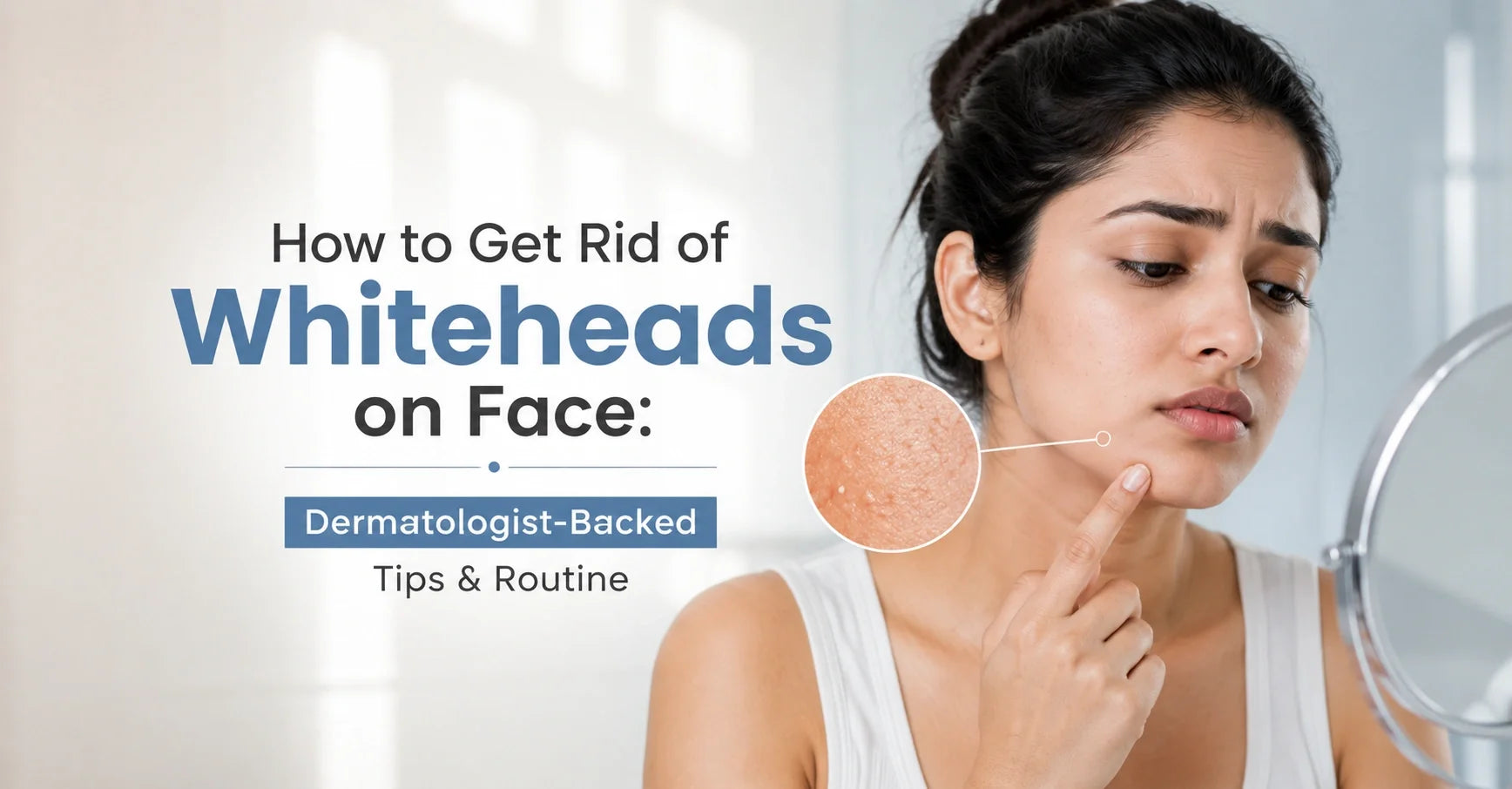 Effective methods to safely remove and how to get rid of whiteheads on nose and face without harming your skin.