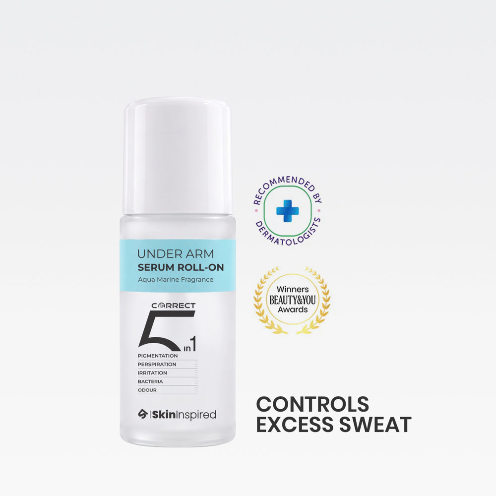 Under Arm Serum Roll-On (50ml) | Reduces Pigmentation, Sweat & Irritation