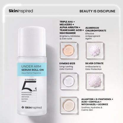 Under Arm Serum Roll-On (50ml) | Reduces Pigmentation, Sweat &amp; Irritation