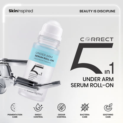 Under Arm Serum Roll-On (50ml) | Reduces Pigmentation, Sweat &amp; Irritation