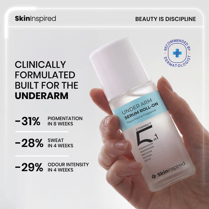 Under Arm Serum Roll-On (50ml) | Reduces Pigmentation, Sweat &amp; Irritation