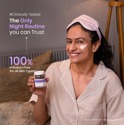 0.1% Retinol Night Cream (50g) | Reduces Wrinkles &amp; Fine Lines