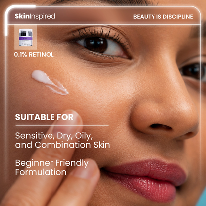 0.1% Retinol Night Cream (50g) | For Anti-Aging &amp; Wrinkle Protection