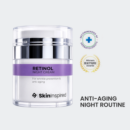 0.1% Retinol Night Cream (50g) | For Anti-Aging &amp; Wrinkle Protection