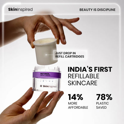 0.1% Retinol Night Cream (50g) | For Anti-Aging &amp; Wrinkle Protection