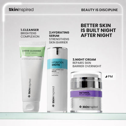 0.1% Retinol Night Cream (50g) | For Anti-Aging &amp; Wrinkle Protection