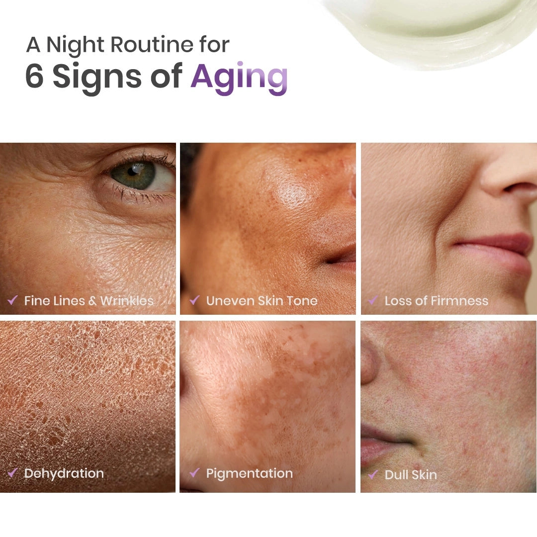 0.1% Retinol Night Cream (50g) | Reduces Wrinkles &amp; Fine Lines