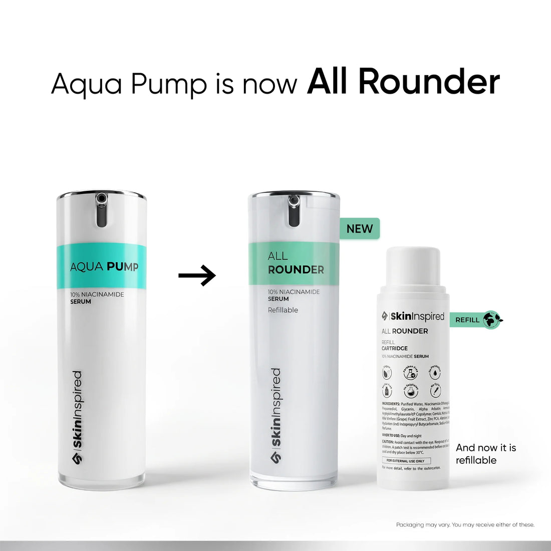 All Rounder Refill 10% Niacinamide Face Serum (30ml)