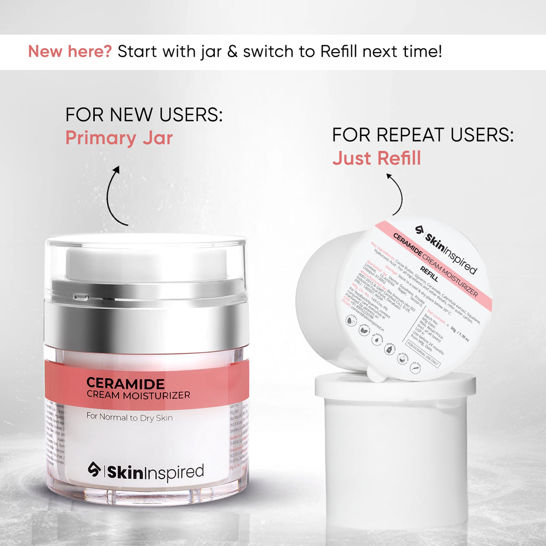 Ceramide Face Moisturizer Refill (50g)