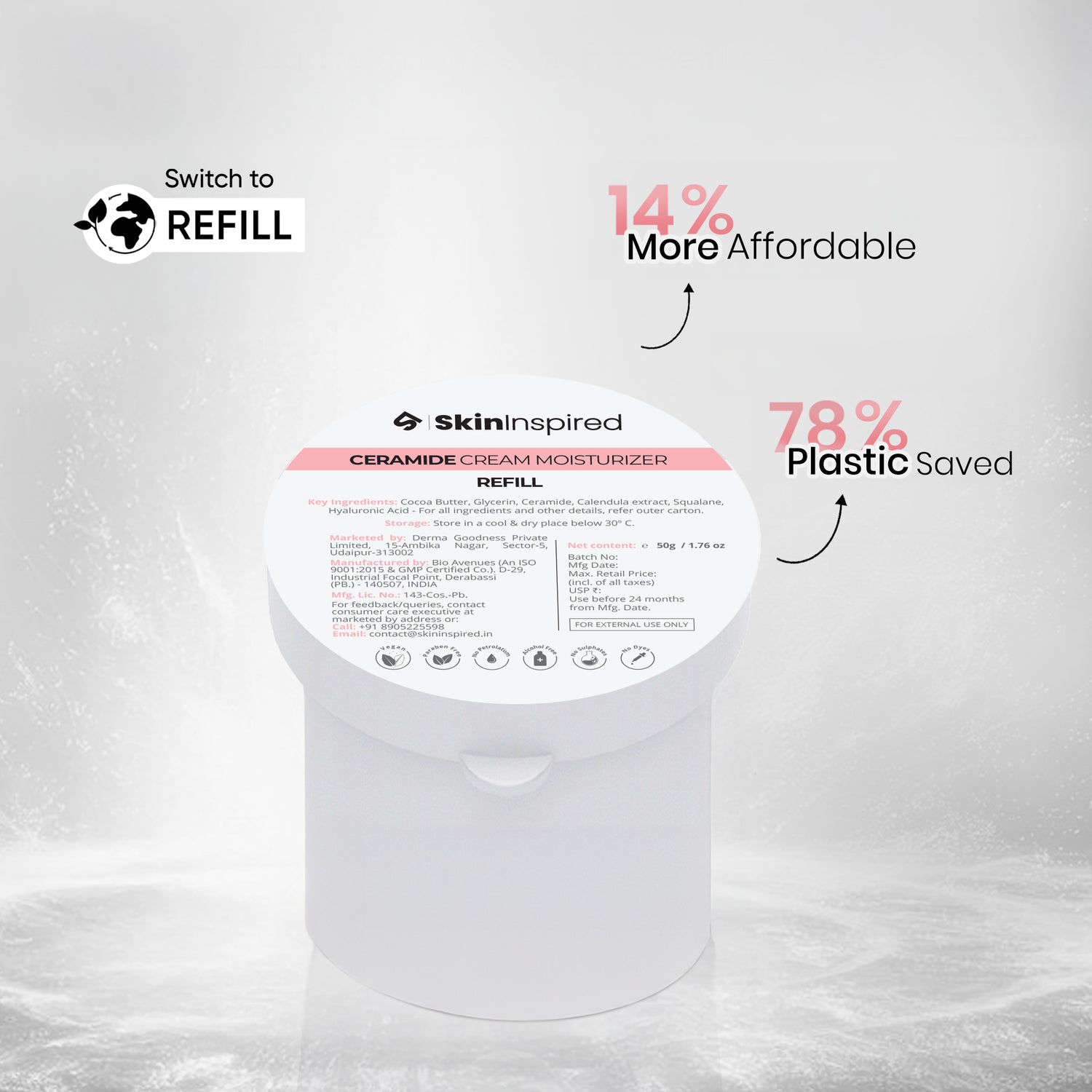 Ceramide Cream Refill (50g)