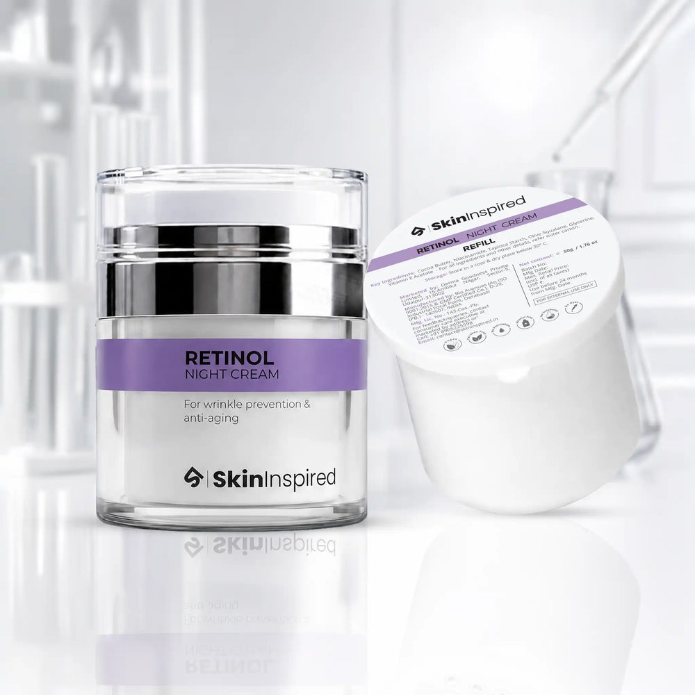 Retinol Night Cream & Refill Combo