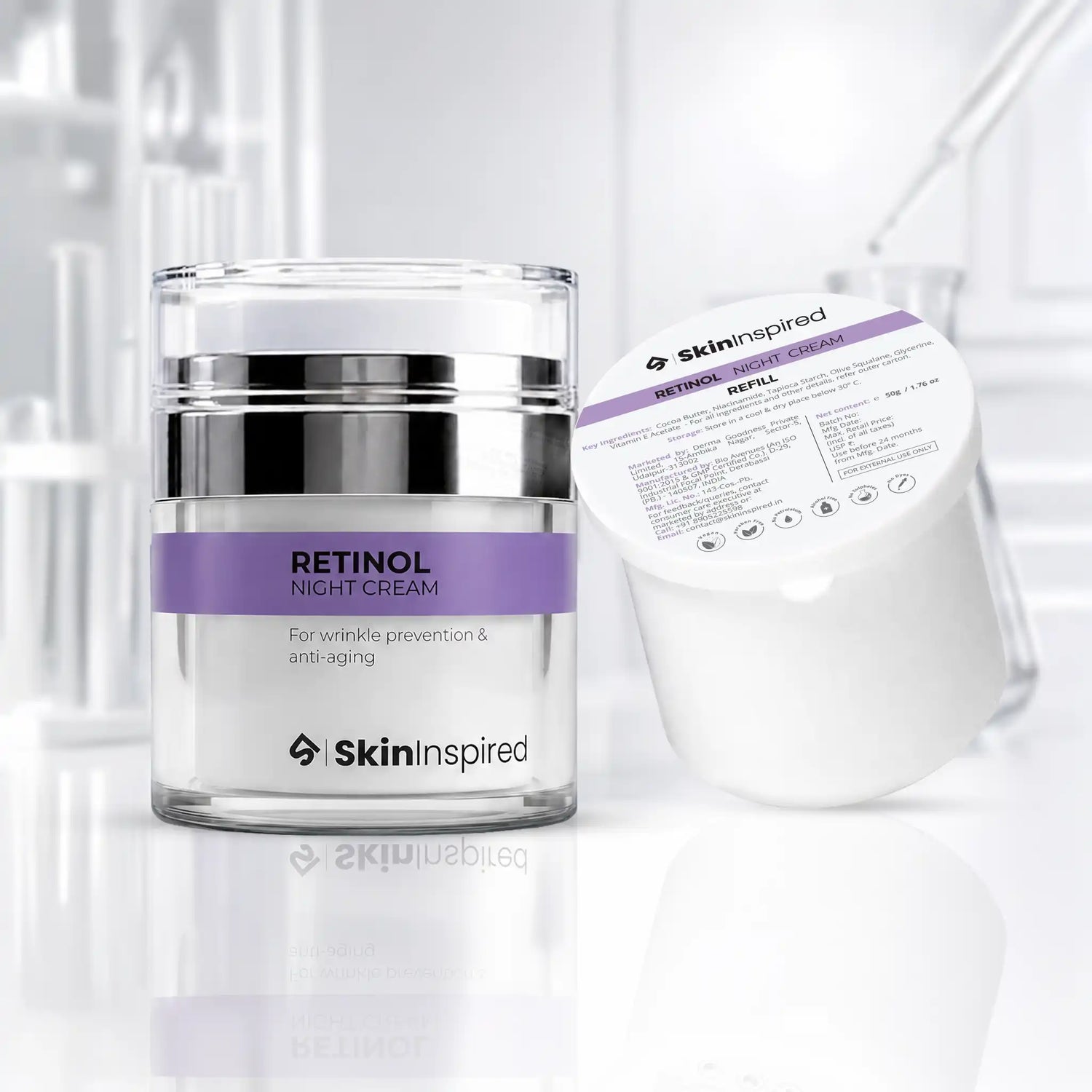 Retinol Night Cream &amp; Refill Combo
