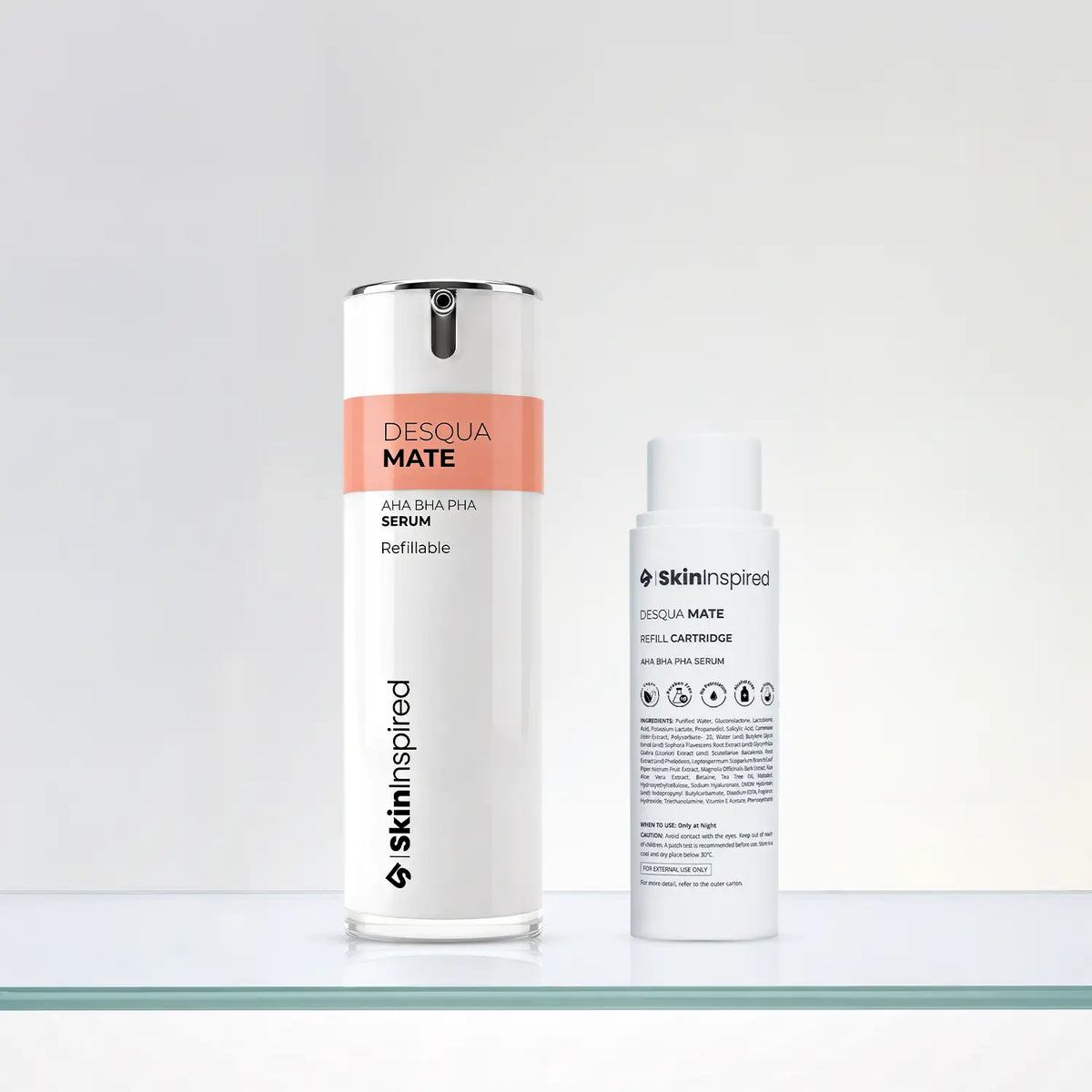 Desqua Mate - AHA BHA PHA Serum &amp; Refill Combo