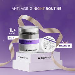 0.1% Retinol Night Cream (50g) | With Free 50g Refill Worth ₹1199