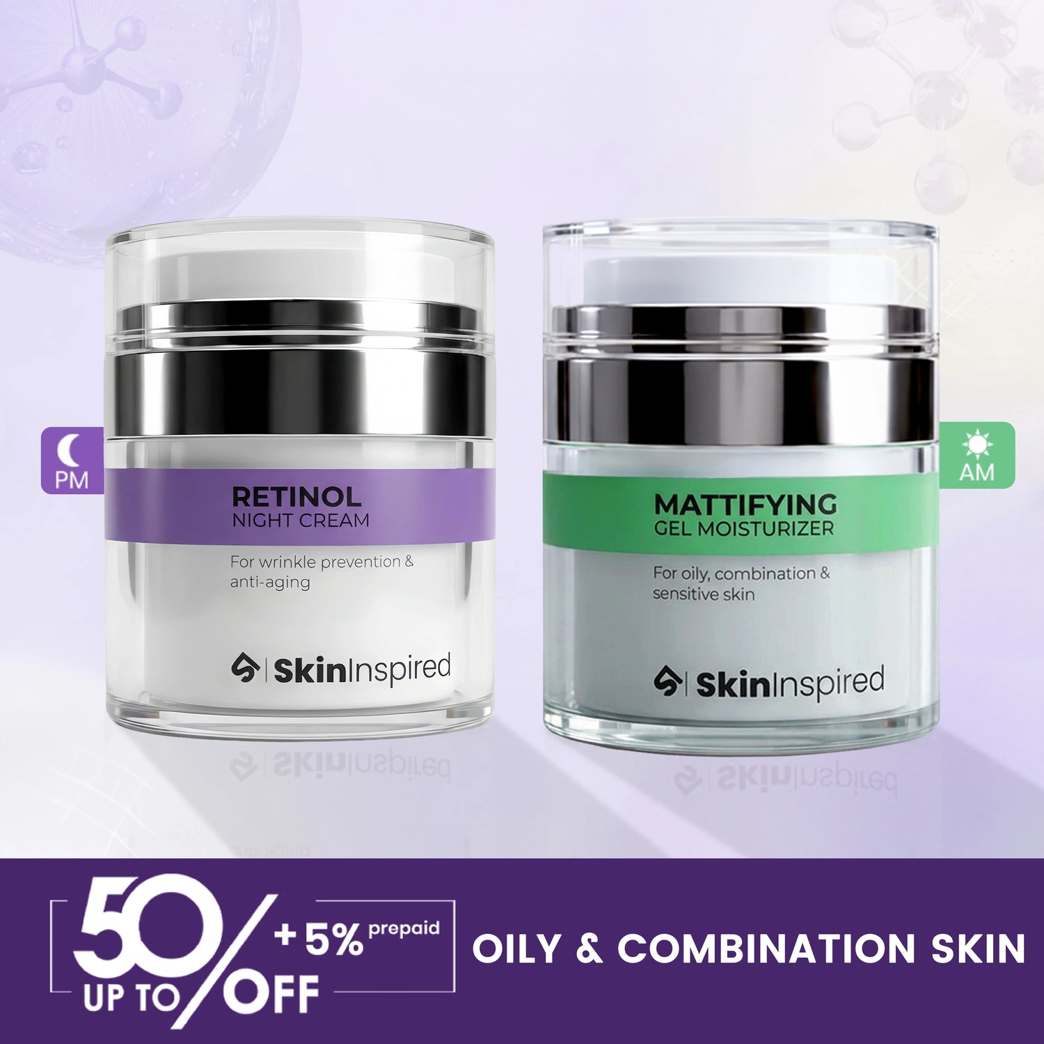 Day &amp; Night Combo For Oily Skin