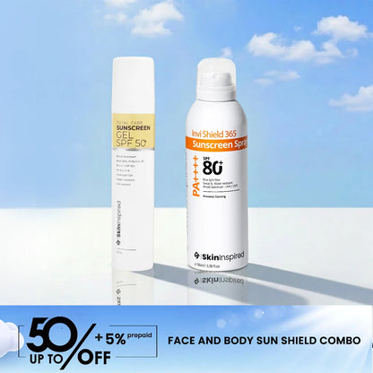 Face and Body Sun Shield Combo