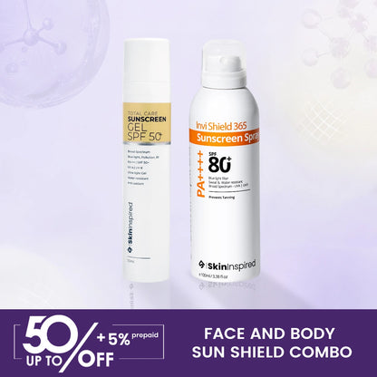 Face and Body Sun Shield Combo
