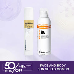 Face and Body Sun Shield Combo