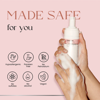 Skininspired foaming face wash is made safe for you 
