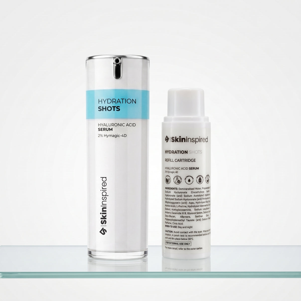 Hyaluronic Acid Serum &amp; Refill Combo