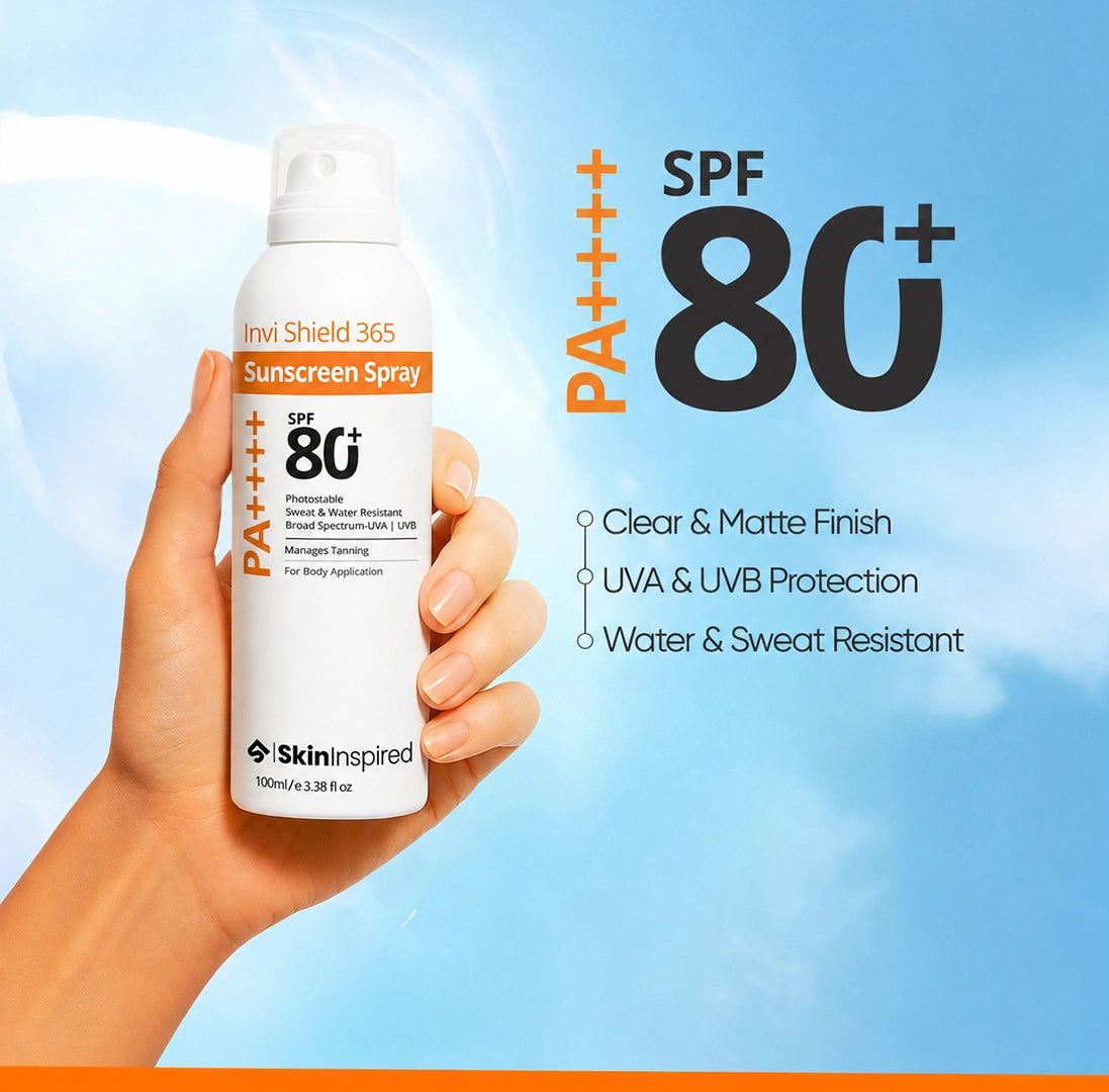 Invi Shield 365 Body Sunscreen Spray SPF 80+ 120ml - Image 5