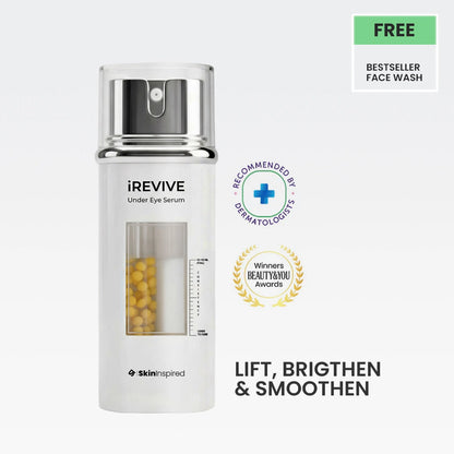 iREVIVE Under Eye Serum (24ml) | For Dark Circles, Fine Lines &amp; Puffiness