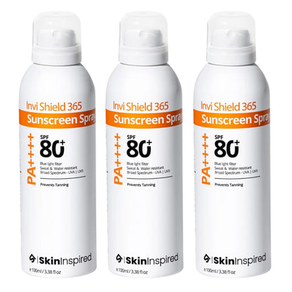 SkinInspired Invi Shield 365 Body Sunscreen Spray Pack of 3