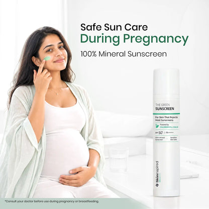 The Green Mineral Sunscreen SPF 50+ | Safe for Sensitive Skin &amp; Pregnancy
