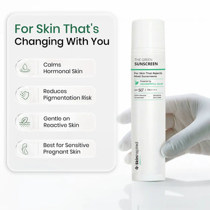 The Green Mineral Sunscreen SPF 50+ | Safe for Sensitive Skin &amp; Pregnancy