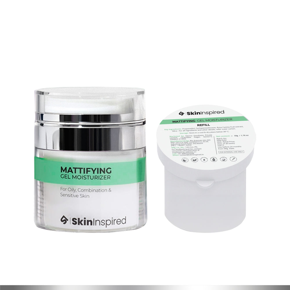 Mattifying Gel Moisturizer & Refill Combo