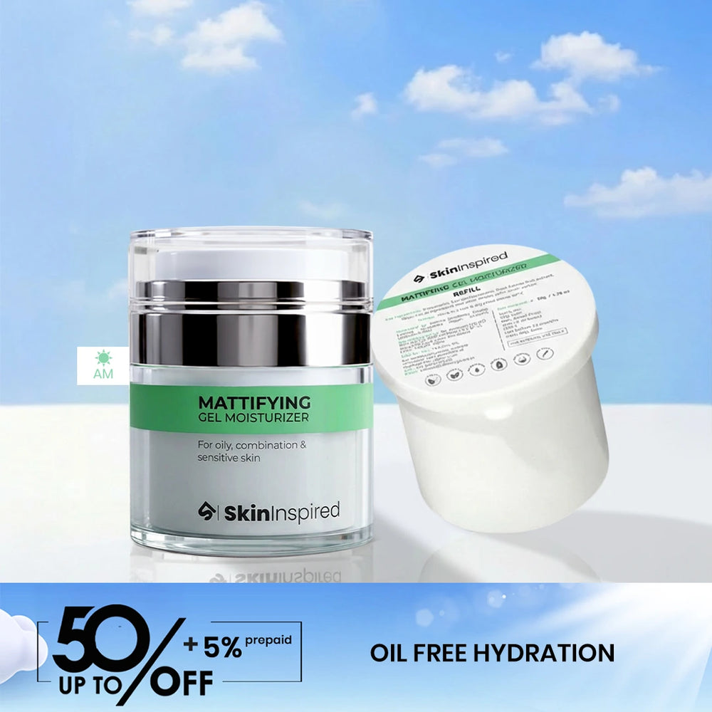 Mattifying Gel Moisturizer & Refill Combo
