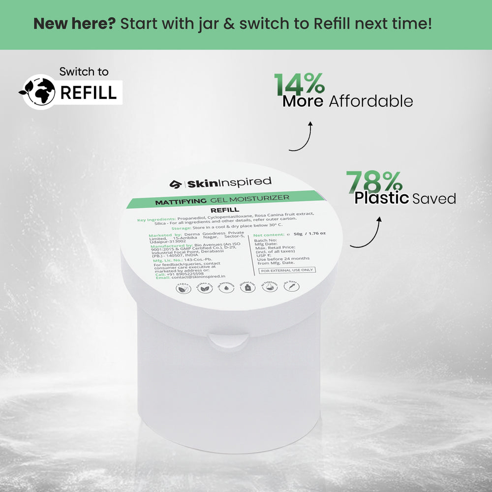 Mattifying Gel Moisturizer Refill (50g)
