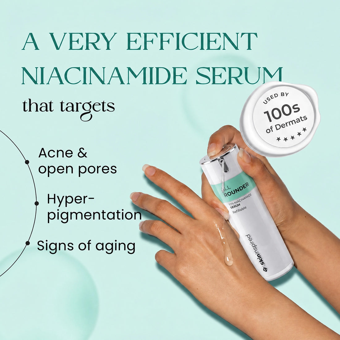 Niacinamide Face Serum for Acne &amp; Open Pores, Hyperpigmentation and Signs of aging