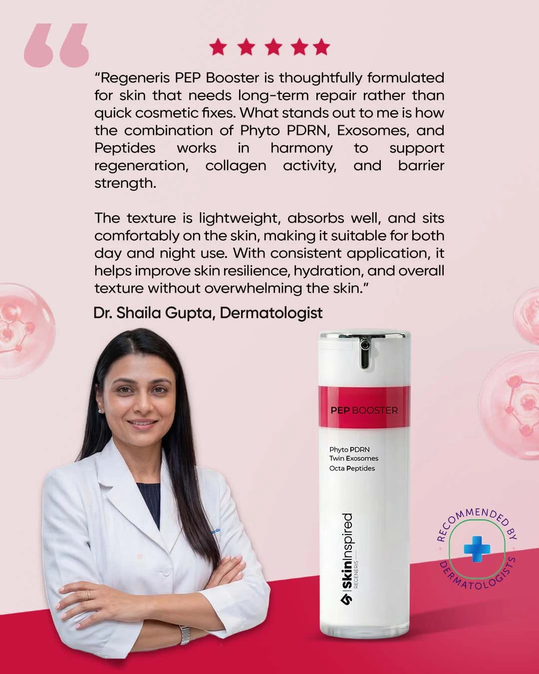 Pep Booster Multi Peptide Serum Review By Drmatologist