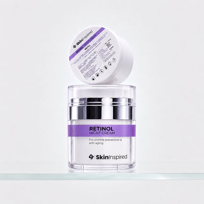 0.1% Retinol Night Cream (50g) | For Anti-Aging &amp; Wrinkle Protection
