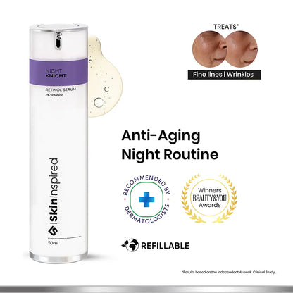 Night Knight - 2% VitAlease Retinol Serum for Face