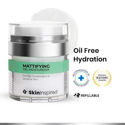SkinInspired Mattifying Gel Moisturizer for Oily Face