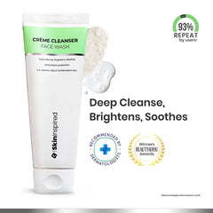 Crème Cleanser Face Wash (70ml) | For Normal, Oily or Combination Skin