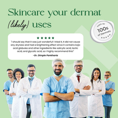 SkinInspired Creme Cleanser facewash is recommended by many dermats and and likely used by your dermats as well  