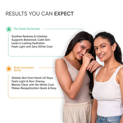 SkinInspired | Head-to-Toe Sun Defense Combo Products Results