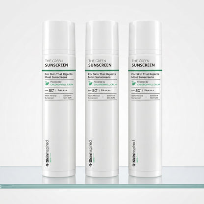 The Green Sunscreen - 100% Mineral Sunscreen SPF 50+ PA++++ (50ml)