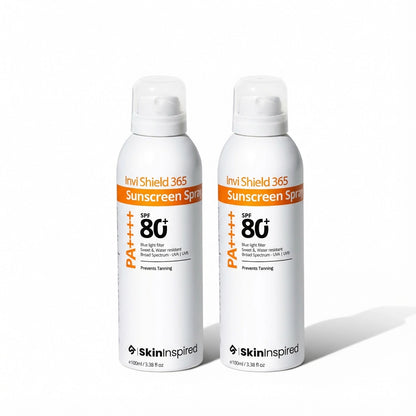 Invi Shield 365 Body Sunscreen Spray SPF 80+ PA ++++ (100 ml)